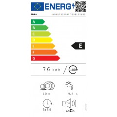Beko BDFS15020W Ελεύθερο Πλυντήριο Πιάτων για 10 Σερβίτσια Π44.8xY85εκ. Λευκό Beko BDFS15020W Ελεύθερο Πλυντήριο Πιάτων για 10 Σερβίτσια Π44.8xY85εκ. Λευκό